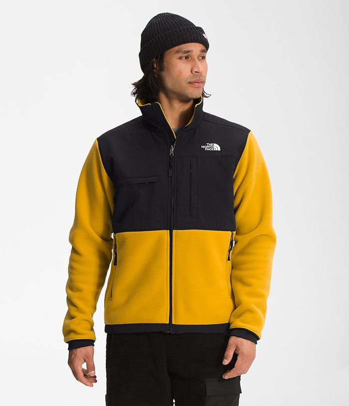 The North Face Softshell Μπουφαν Κίτρινα/Μαυρα Ανδρικα Denali 2 Μπουφαν - Greece 6594LDKBG